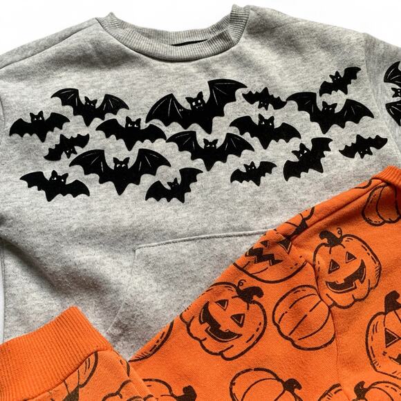 Halloween Bundle! Size 3T-Wonder Nation Sweat suit sets - Picture 3 of 6
